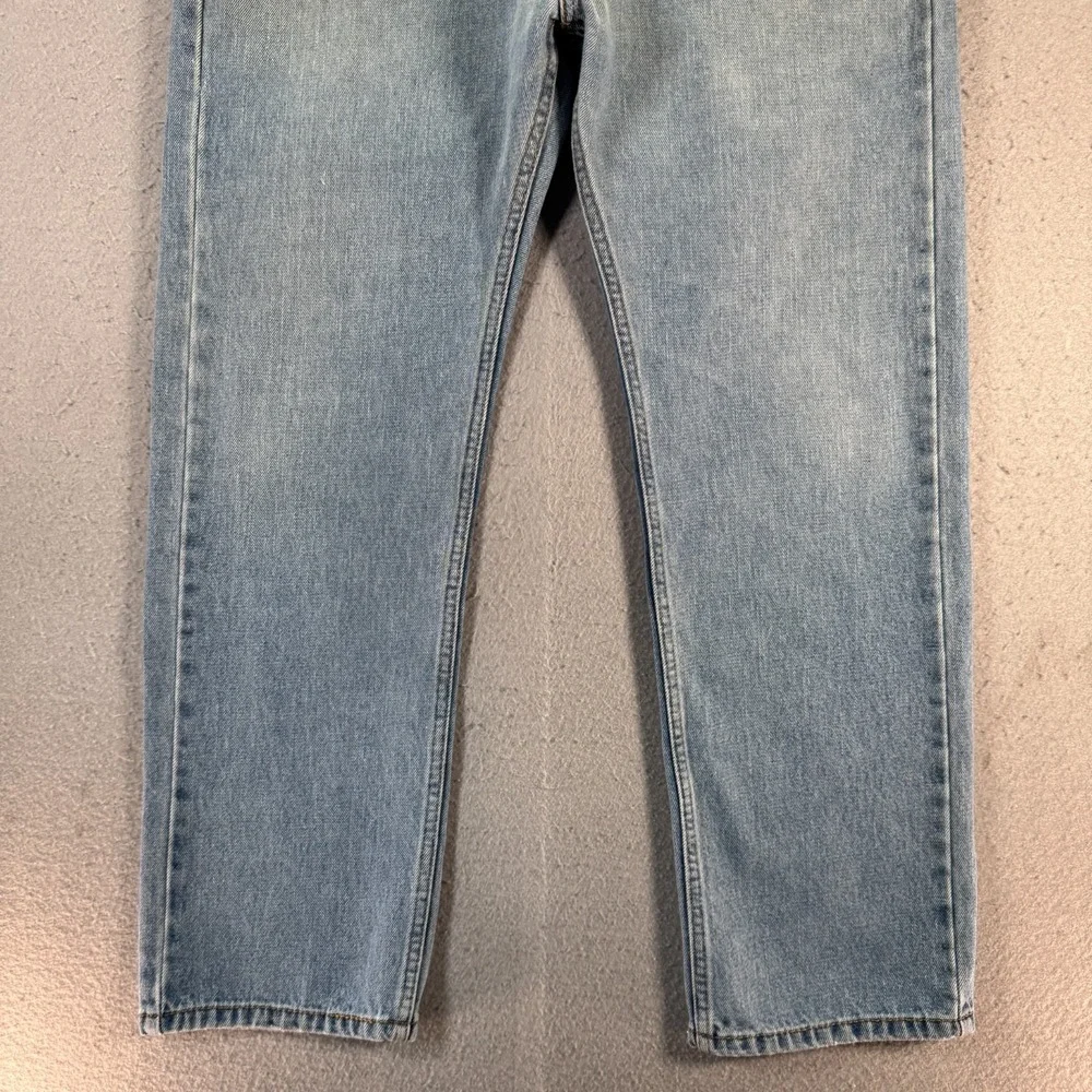 Vintage Levis 505 Jeans‎ Means 36x30 Straight Fit Blue Lightwash Denim Classic